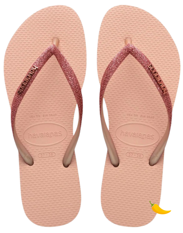 Havaianas Slim Glitter Flip Flops Havaianas