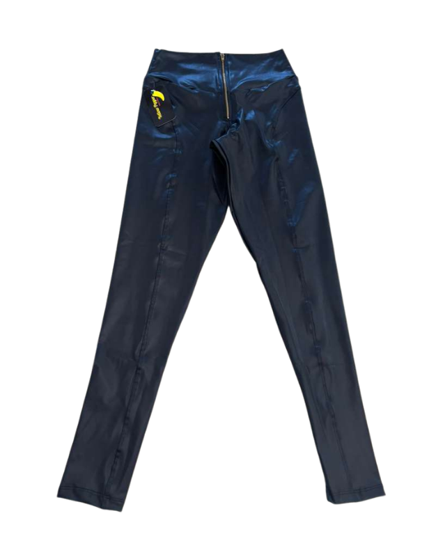 Premium Faux Leather Zip Leggings