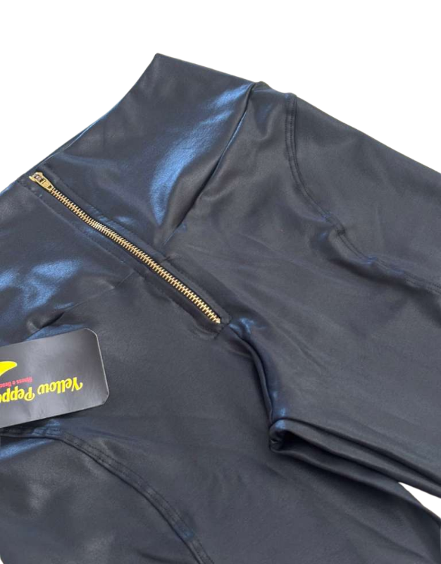 Premium Faux Leather Zip Leggings