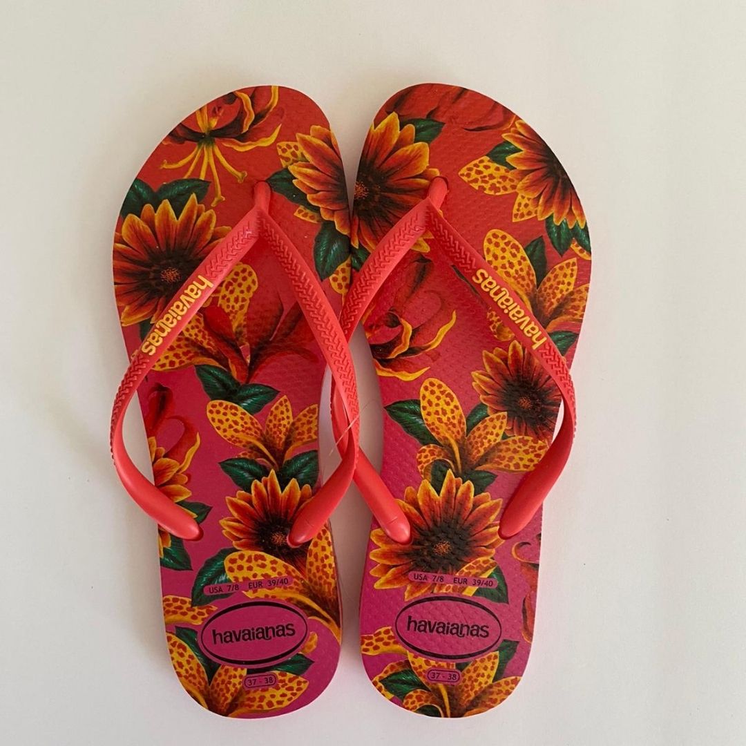 Havaianas Floral Pink Porcelain - Yellow Pepper Store